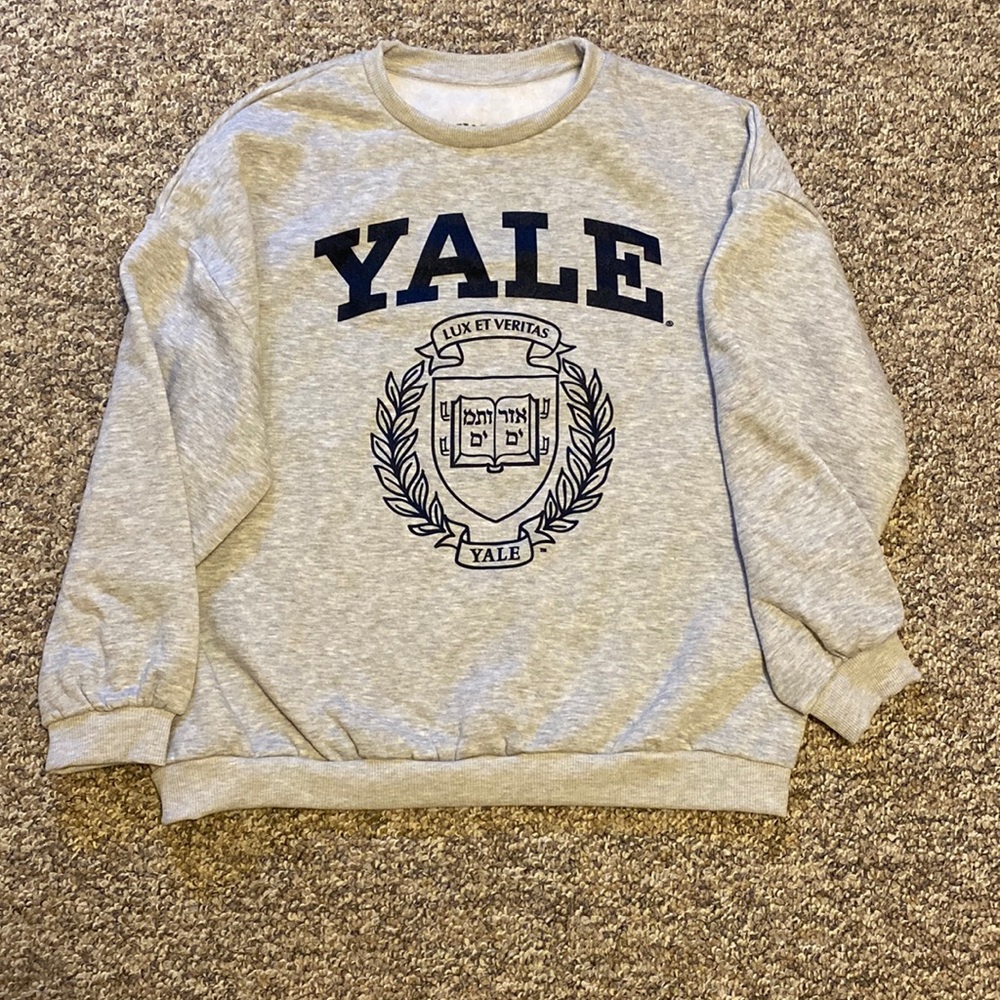 Never worn Yale crewneck sweater